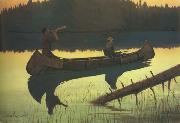Frederic Remington The Wolvs Sniffed Along the Trail,but Came No Nearer (mk43) Sweden oil painting artist